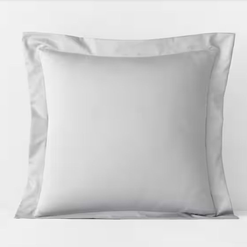 New Lot x4 Euro Shams, Company Store Legends Hotel 100% Supima Cotton Light Gray